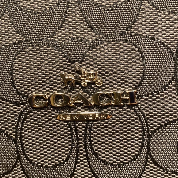 Coach celeste signature shoulder bag crossbody in black smoke - Picture 2 of 9